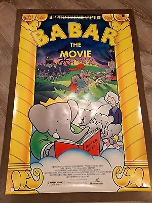 Babar The Movie SS Original Movie Poster 27 X 40 Rolled! • $13.13