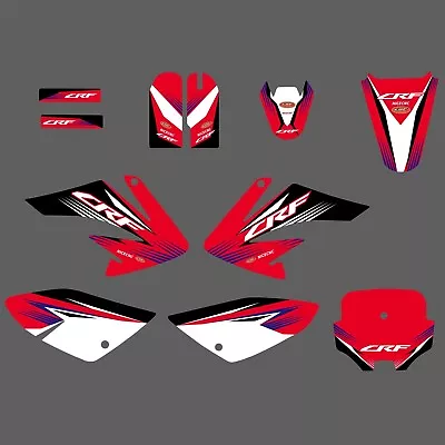 Grpahics Decals Kit For Honda CRF 70F 80F 100F 2004 2005 2006 07 2008 2009 2010 • $39.99