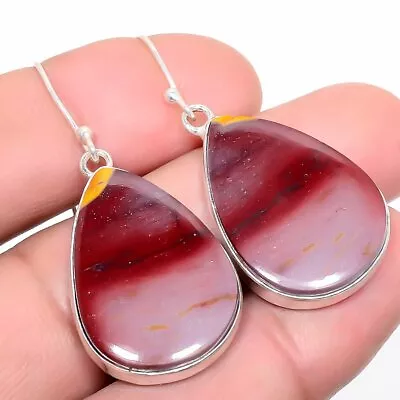 Mookaite Gemstone Handmade Ethnic Fashion Jewelry Earring 1.8  SE7649 • $6.99