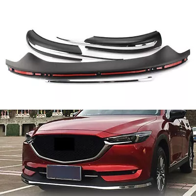 Front Bumper Lip Spoiler Bodykit For Mazda CX-5 CX-8 2017-2021 2020 2019 2018 • $140.96