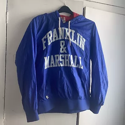 Franklin Marshall Windbreaker Showerproof Hoodie Size Large  • £49.99