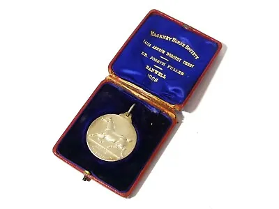 £277 • Buy 1906 BANWELL Hackney Horse Society Won By Dr Joseph Fuller Silver Medal Boxed #5