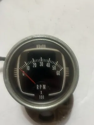 Vintage MERCURY MERCRUISER TACHOMETER 6000 RPM WITH HARNESS USED • $60