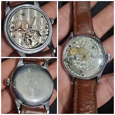 Vintage 1950's Valjoux 90 Triple Date Moonphase Watch.Vintage Chronograph Watch • $192.71