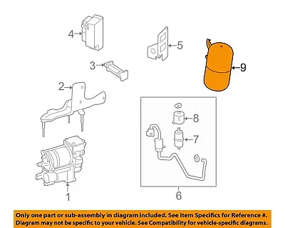 MERCEDES OEM 07-13 S550-Rear Accumulator 2213200015 • $123.60