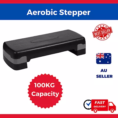 Aerobic Step Exercise Stepper Steps Home Gym Fitness Block Bench Riser • $28.99