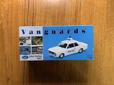 Vanguards Corgi 1:43 Lotus Cortina MkII Hampshire Constabulary VA04101 • £16.75