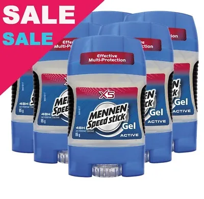 X5 Multi-Protect Mennen Speed Stick Deodorant Antiperspirant Gel 6 X 85g • $57.59