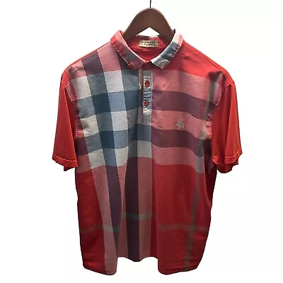 Burberry London Striped Checkered Polo Shirt Please Read X4 • $39.99