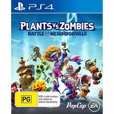Plants Vs Zombies: Battle For Neighborville PS4 Sony Playstation 4 PAL • $19.99