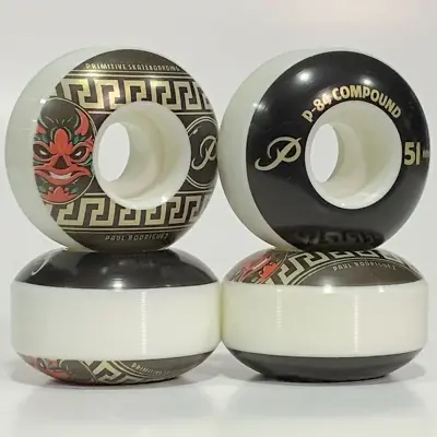 Primitive Skateboard Wheels Paul Rodriguez P-Rod Luchador 51MM 99a Spitfire NEW • $19.75