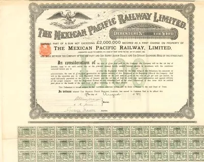 Mexican Pacific Railway Limited - Bond - Mexican Stocks & Bonds • $455