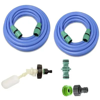 Caravan Mains Water Adapter Valve Kit Aquaroll 15m Food Grade Hose Motorhome • £26.96