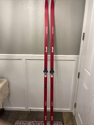 Trak Nowax RALLYE Cross Country Skis 210 Cm ITALY W/ 3pin Rottefella Bindings • $78