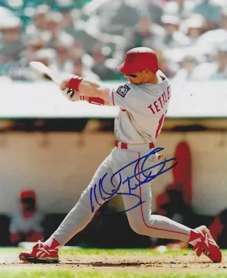 Autographed MICKEY TETTLETON Texas Rangers Photo - COA  • $9.99