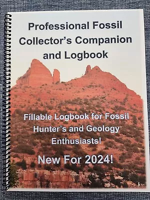 Fossil Hunters' Companion And Logbook Spiral Bound Vinyl Covers 🇺🇲🇺🇲 • $19.99