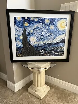 Vincent Van Gogh “Starry Night” 3D Art Canvas Painting With Frame￼ • $250