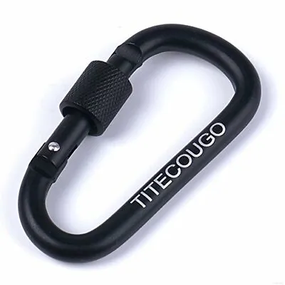 £4.15 • Buy TITECOUGO Aluminum Alloy D-Ring High Strength Carabiner Key Chain Clip Hook For