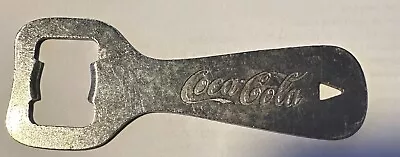 VINTAGE COCA-COLA HAND Bottle Opener Thick Chrome Plated 4  • $15