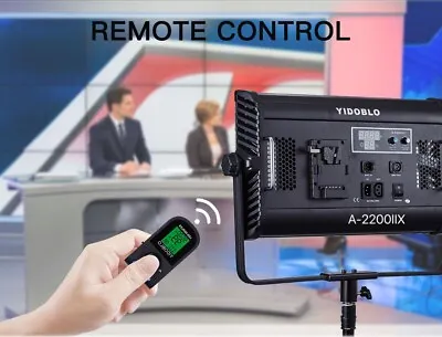 Yidoblo 70W A-2200IIX Bi-color LED Remote Control Panel Video Light For Youtube • £170.99