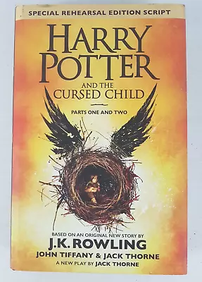 Harry Potter And The Cursed Child Part 1 & 2 Special Rehearsal Edition Script • $19.95