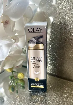 Olay Total Effects 7 In One Featherweight Moisturiser With SPF15 50ml • £11.95