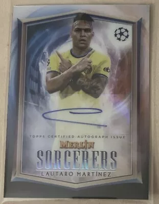 2022 Topps Merlin Uefa Sorcerers Autograph Lautaro Martinez Auto • $25