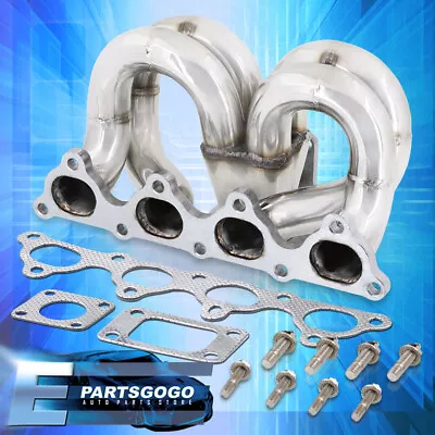 For Civic DelSol Integra B16 B18 T3 / T4 Turbo Exhaust Manifold + 40mm WG Flange • $73.99