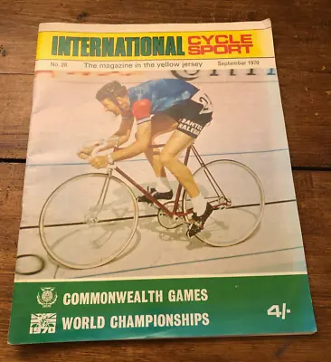 September 1970 International Cycle Sport World Champs Commonwealth Etc • £8