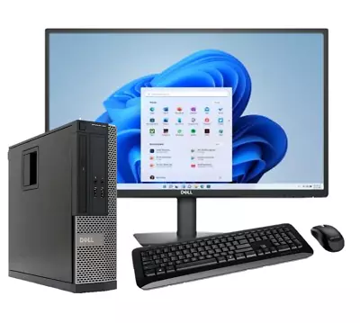 FAST Computer I7 32GB 512GB SSD + 2TB HDD Windows 10 / 11 Desktop Tower • £109