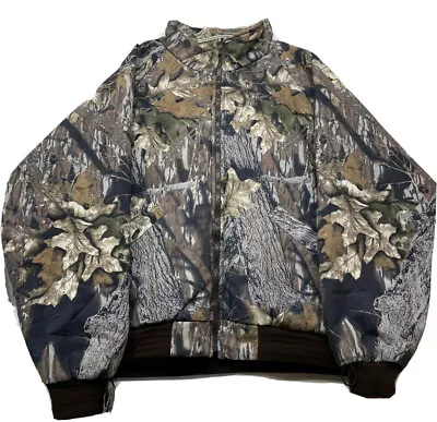 Mossy Oak Break Up Camouflage Men’s Hunting Jacket See Measurements EUC • $30