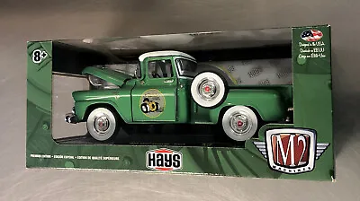 M2 Machines 1958 Gmc Stepside Truck Hays Logo Detroit-muscle Green  1/24 Scale • $125