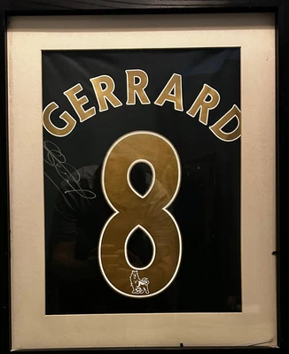 £125 • Buy Signed Steven Gerrard Liverpool 09/10 Away Shirt