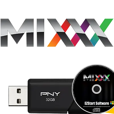 MIXXX DJ Perform Creative Live Mixes With Digital Music Files On CD/USB • $9.95