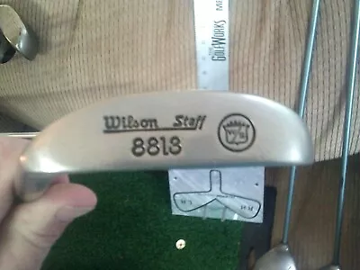 Vintage Wilson Staff 8813 Putter..(8802/Napa Style)  35'' Length.. MRH.. Looky! • $74.95