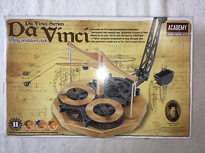 Da Vinci Flying Pendulum Clock Model By Academy # 18157. Pieces Sealed. • $19