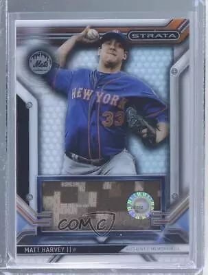 2016 Topps Strata Clearly Authentic Relics Matt Harvey #CAR-MH • $29.52