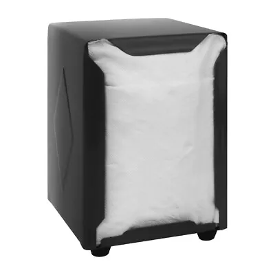 Olympia Stainless Steel Napkin Dispenser Black - CN753 • £30.03