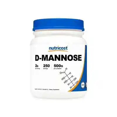 Nutricost D-Mannose Powder 500g  2g Serving Non-GMO Gluten Free EXP 5/2025 • $45.99