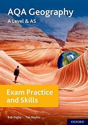 AQA A Level Geography Exam Practice (Bayliss) By Bayliss Tim Book The Cheap • £7.99