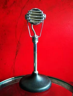 Vintage RARE 1940's Electro Voice 640C Dynamic Microphone W Masco Desk Stand 630 • $317