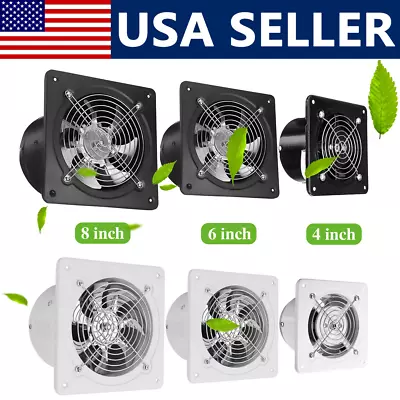 4/6/8/10  Exhaust Fan Ventilation Extractor Fan 110V Wall-Mounted Square Blower • $25.39
