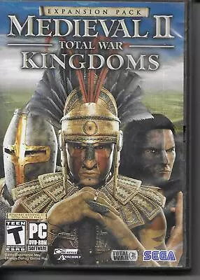 Medieval 2 Total War Kingdoms 2 Disc Set Used Pc Game  • $4