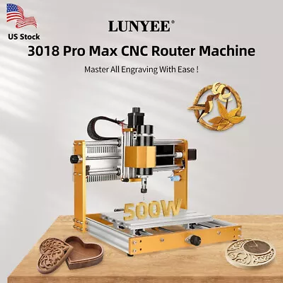 CNC 3018 PRO MAX CNC Machine 500W All-Metal CNC Router Machine CNC Router • $320