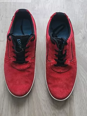 Vans Lxvi Collection Trainers Suede Red Uk Size 6.5 • £22.99