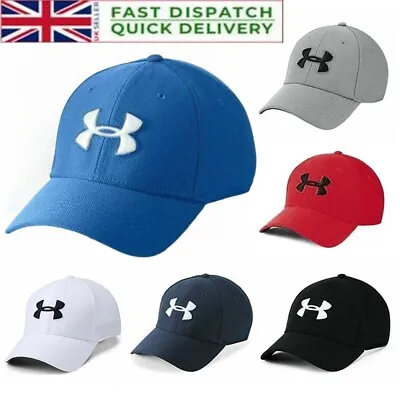Mens Golf Baseball Under Armour Cap New Breathable Stretch Lightweight Sports • £8.99