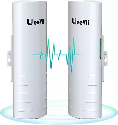 UeeVii 2 Pack Wireless Bridge Point To Point Outdoor WiFi CPE 3000m 300mbps • $73.95