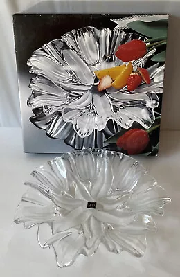 Mikasa Tulips Satin Platter Germany 13 1/4  SA847/313 Spring Fruit Plate • $21.92