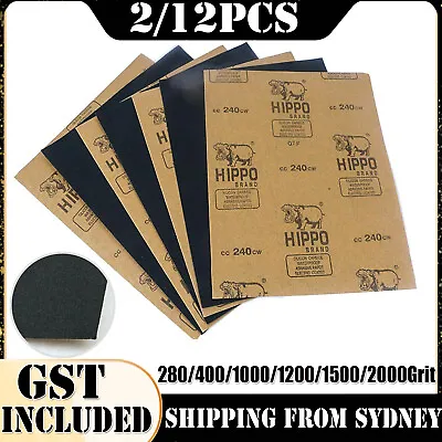 $3.65 • Buy 280/400/1000/1200/1500/2000 Grit Wet Dry Paper Sandpaper Mixed Sanding Sheet AU