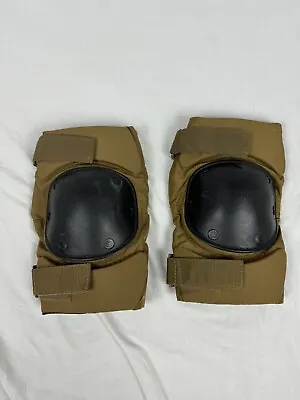 U.S. Military Army Knee Pads Coyote Brown/Black Size Medium (Lightly Used) • $14.99